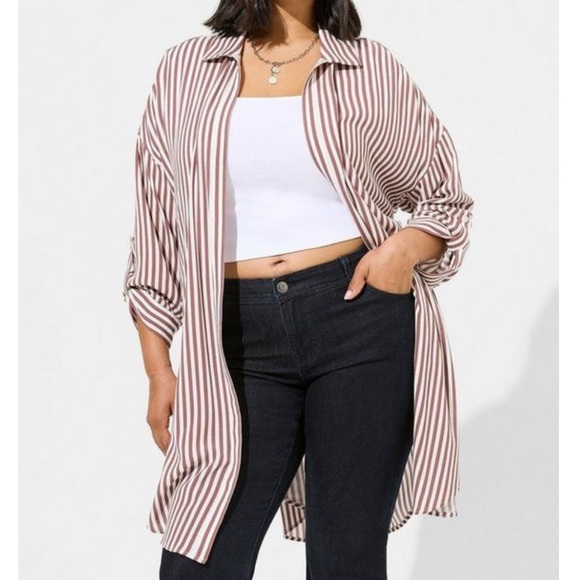 torrid Tops - Torrid - Gauze Kimono
